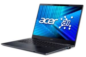 Acer TravelMate P4 TMP414-55-TCO-51CH Intel Core Ultra 5 225U Laptop 35,6 cm (14") WUXGA 16 GB DDR5-SDRAM 512 GB SSD Wi-Fi 7 (802.11be) Windows 11 Pro Deutsch Schwarz