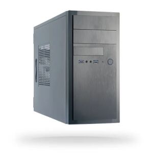 Chieftec HT-01B-350GPB Computer-Gehäuse Midi Tower Schwarz 350 W