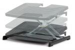BakkerElkhuizen Pro 959 Footrest Schwarz, Grau, Orange