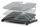 BakkerElkhuizen Pro 959 Footrest Schwarz, Grau, Orange