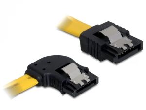DeLOCK SATA 30cm SATA-Kabel 0,3 m Gelb
