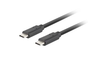 Lanberg CA-CMCM-32CU-0010-BK USB Kabel USB 3.2 Gen 2 (3.1 Gen 2) 1 m USB C Schwarz