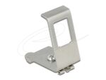 DELOCK Keystone Halterung für Hutschienen 1-Port Metall