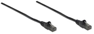 Intellinet Netzwerkkabel, Cat6, U/UTP, CCA, Cat6-kompatibel, RJ45-Stecker/RJ45-Stecker, 10,0 m, schwarz