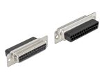 DELOCK D-Sub 25 Pin Crimp Buchse, Metall, 4 Stück