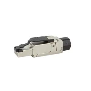 LogiLink MP0040 Drahtverbinder RJ-45 Schwarz, Metallisch