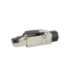 LogiLink MP0040 Drahtverbinder RJ-45 Schwarz, Metallisch