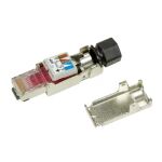 LogiLink MP0040 Drahtverbinder RJ-45 Schwarz, Metallisch