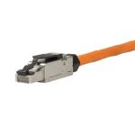 LogiLink MP0040 Drahtverbinder RJ-45 Schwarz, Metallisch