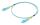 Ubiquiti UACC-OFC-MM-2M InfiniBand/Glasfaserkabel LC LC/LC Aqua-Farbe