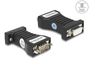 DeLOCK 64315 Serieller Konverter/Repeater/Isolator RS-232 Schwarz