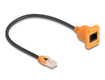 DELOCK D-Typ RJ45 Kabel Stecker zu Buchse Cat.5e O/S 30cm