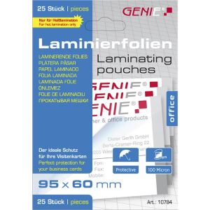 Genie 10784 Laminierhülle 25 Stück(e)