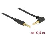 DeLOCK 85607 Audio-Kabel 0,5 m 3.5mm Schwarz