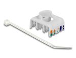 DELOCK Keystone Modul RJ45 Bu > LSA Cat.6A STP staubschutz