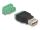 DeLOCK USB 2.0 Typ-A Buchse zu Terminalblock Adapter 2-teilig