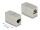 DELOCK Adapter RJ45 Buchse zu RJ45 Buchse Cat.6A Metall