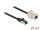 DELOCK Kabel RJ45 Stecker zu Keystone Modul RJ45 Buchse 25cm