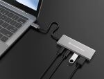 Conceptronic HUBBIES15G Schnittstellen-Hub USB 3.2 Gen 2 (3.1 Gen 2) Type-C 10000 Mbit/s Grau