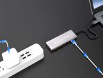 Conceptronic HUBBIES15G Schnittstellen-Hub USB 3.2 Gen 2 (3.1 Gen 2) Type-C 10000 Mbit/s Grau