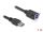 DeLOCK USB 5 Gbps Kabel USB Typ-A Stecker zu USB Typ-B Buchse zum Einbau 1 m schwarz