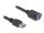 DeLOCK USB 5 Gbps Kabel USB Typ-A Stecker zu USB Typ-B Buchse zum Einbau 1 m schwarz