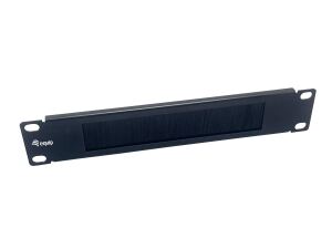 Equip 10" Bürstenleiste 1HE, Schwarz