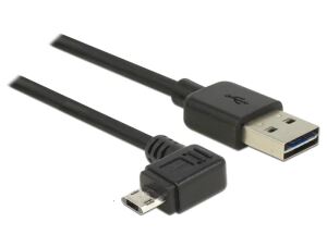 DeLOCK 83846 USB Kabel USB 2.0 1 m USB A Micro-USB B Schwarz