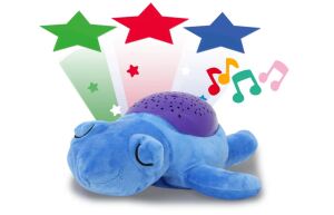 Jamara Dreamy Turtle Baby-Nachtlicht Freistehend Blau, Violett LED