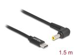 DELOCK Notebook Ladekabel USB Type-C St. Samsung 5,5x3mm St.