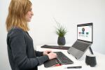 Contour Design RollerMouse Red Plus WL Travel Kit Tastatur Maus enthalten Büro RF Wireless Schwarz