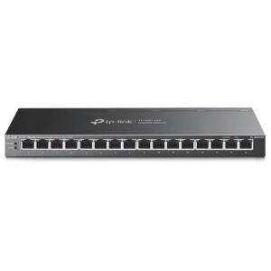 TP-Link TL-SG116P Netzwerk-Switch Unmanaged Gigabit Ethernet (10/100/1000) Power over Ethernet (PoE) Schwarz