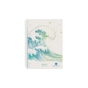 Herlitz GREENline Notizbuch A5 70 Blätter Weiß