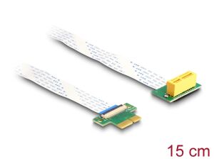 DELOCK Riser Karte PCI Express x1 St. zu 1 Slot FPC Kab.15cm