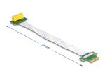 DELOCK Riser Karte PCI Express x1 St. zu 1 Slot FPC Kab.15cm