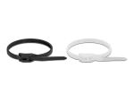 DELOCK Kabelbinder mit flachem Kopf L 280 x B 3,6 mm 100 Stk