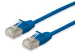 Equip Cat.6A F/FTP Slim-Patchkabel, 1.0m, Blau