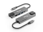 Equip USB-C 5-in-1-Multifunktionsadapter, HDMI, Gigabit LAN, USB 3.2 GEN1, 100W USB PD