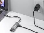 Equip USB-C 5-in-1-Multifunktionsadapter, HDMI, Gigabit LAN, USB 3.2 GEN1, 100W USB PD