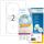 HERMA CD-Etiketten Maxi A4 Ø 116 mm weiß Papier matt blickdicht 200 St.