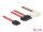 DELOCK SATA-Kabel Slim 13pin -> SATA 7pin +2pin Molex 0.50m