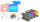 Peach B1280 bk, c, m, y Spar Pack Tintenpatronen