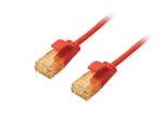 Equip Cat.6A U/UTP Slim-Patchkabel, 5,0m, Rot