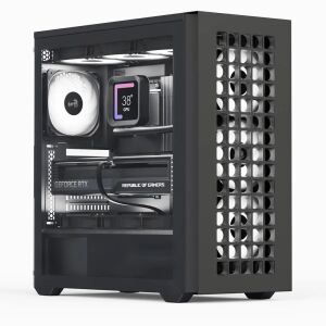 Aerocool D502A Midi Tower Schwarz