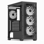Aerocool D502A Midi Tower Schwarz