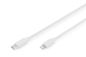 Digitus USB-C - Lightning Daten-/Ladekabel, MFI zertifiziert, 1m
