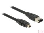 DELOCK FireWire-Kabel FW400 4Pin -> FW400 6Pin St/St...