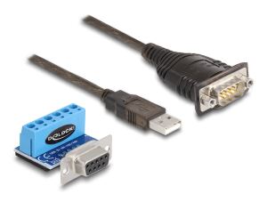 DELOCK USB Kabel A -> 1x RS-422/485 St/St 0.80m
