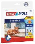 tesamoll Gummidichtung 10m x 9mm x 5.5mm weiß