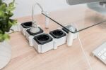Digitus Flexible 4-fach Steckdosenleiste mit 2x USB-Anschlüssen & Schalter